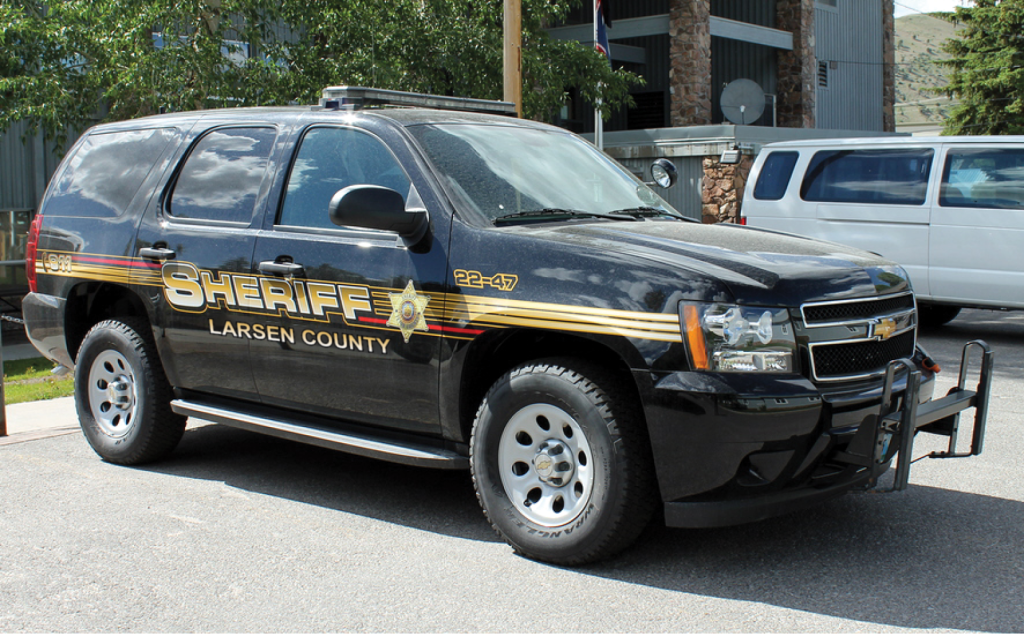 Larsen County Sheriff SUV
